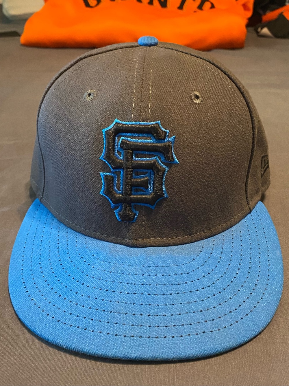 New Era San Francisco Giants Hat in Gray and Bright Blue